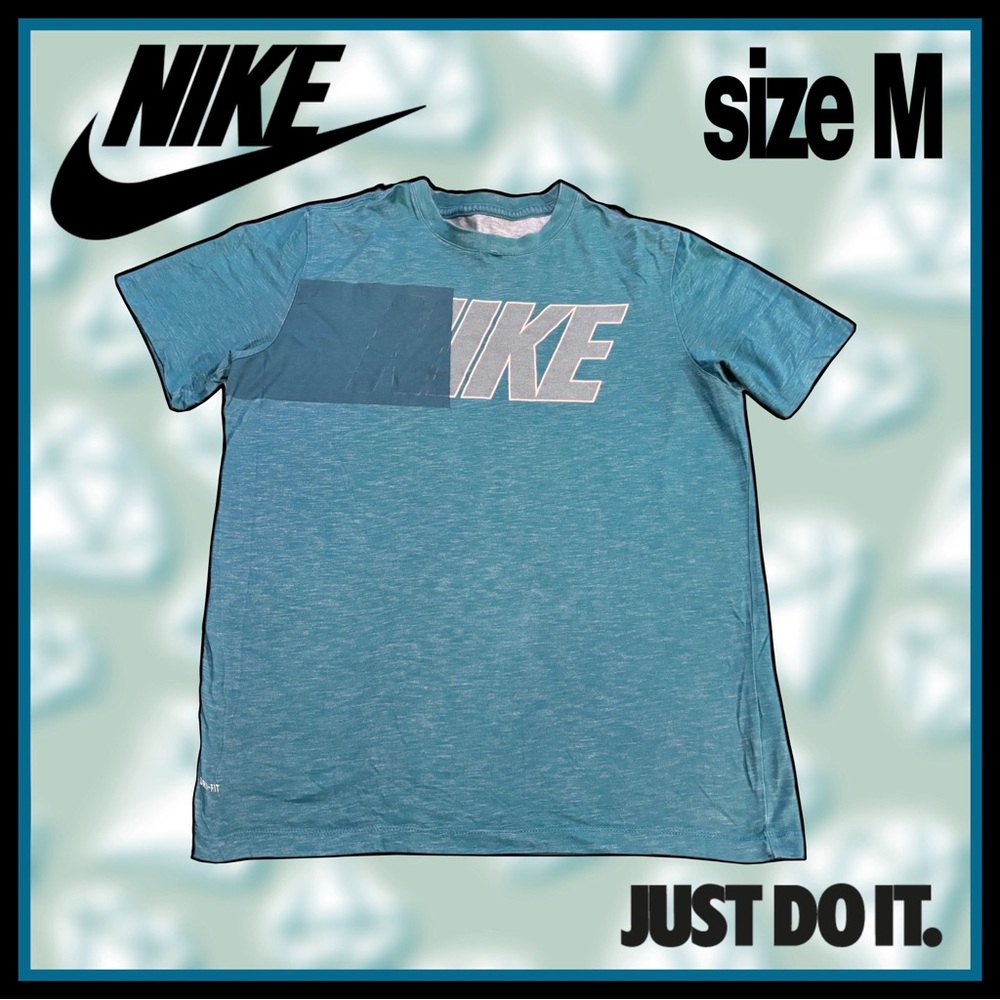 * blueish tealish NIKE short sleeve TSHIRT* size M